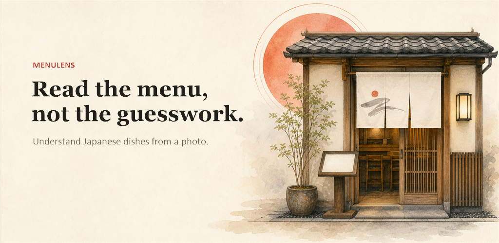 MenuLens v2 helping travelers understand Japanese restaurant menus from a photo